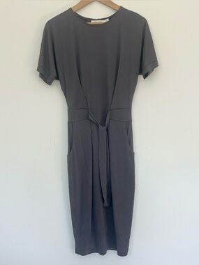 slim fit dress slacks Bishop & Young Aeries Halter Dress